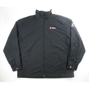 Tiger‎ Woods Collection Jacket Mens 3XL Black Long Sleeve Full Zip Golf Outdoor